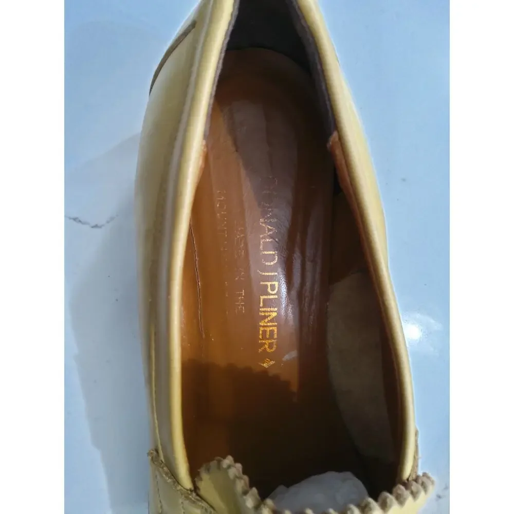 Vintage Luxury Italian loafers Donald J Pliner tan Women's Size 8.5 Regal - Picture 6 of 10